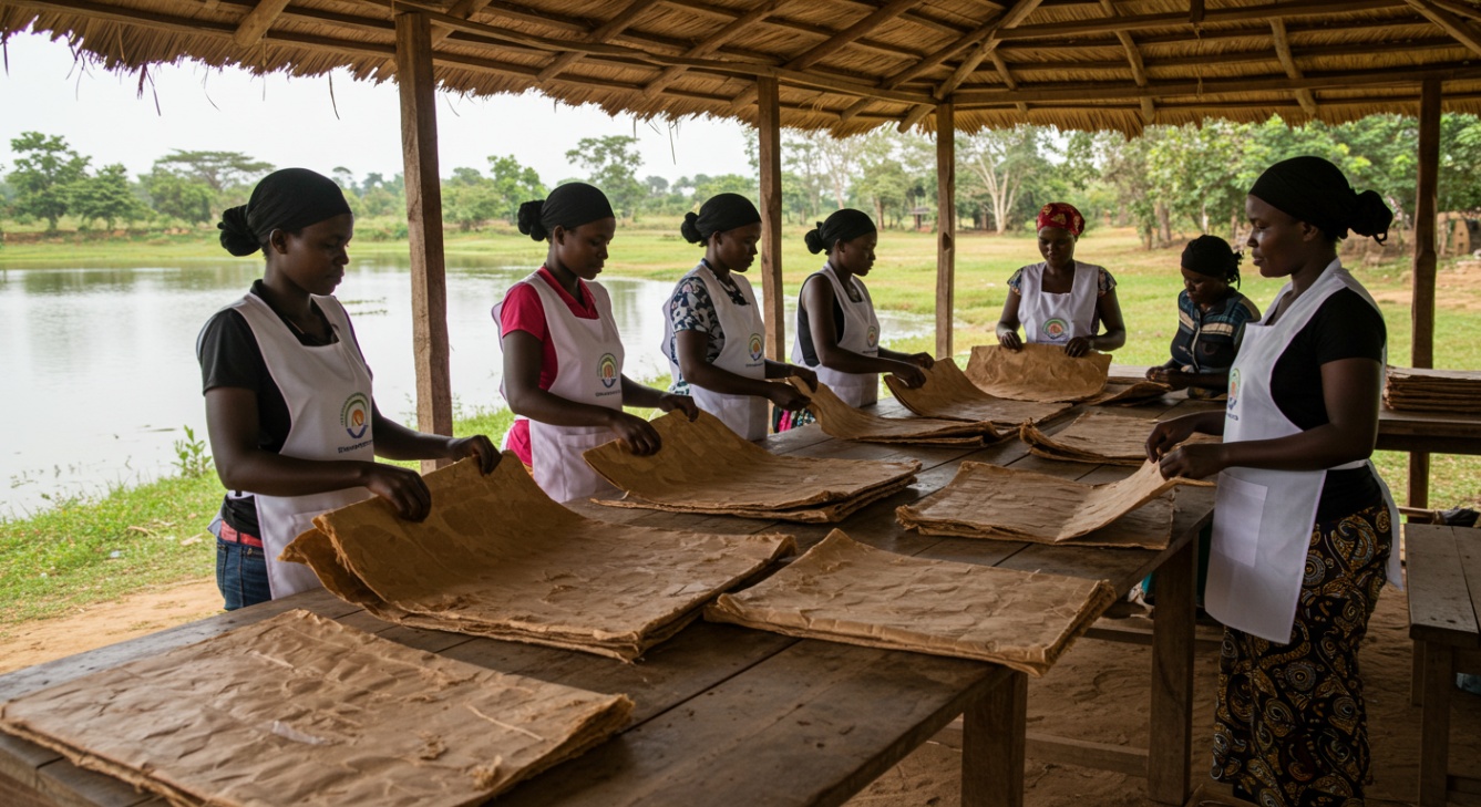 Transforming Lives Through Aquaculture background
